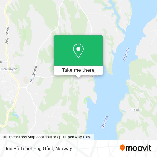 Inn På Tunet Eng Gård map