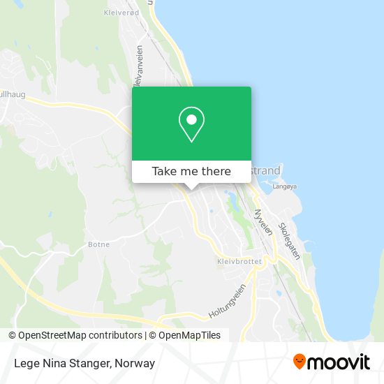 Lege Nina Stanger map