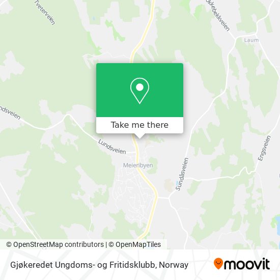 Gjøkeredet Ungdoms- og Fritidsklubb map