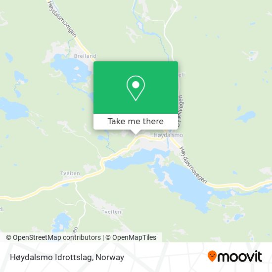 Høydalsmo Idrottslag map