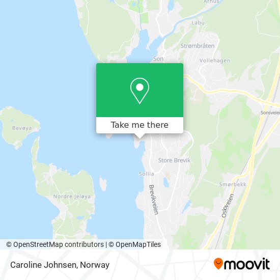 Caroline Johnsen map