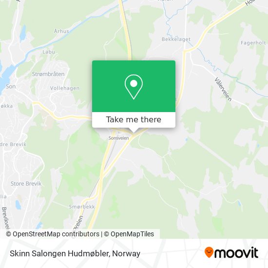 Skinn Salongen Hudmøbler map