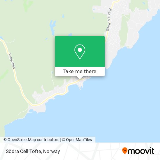 Södra Cell Tofte map