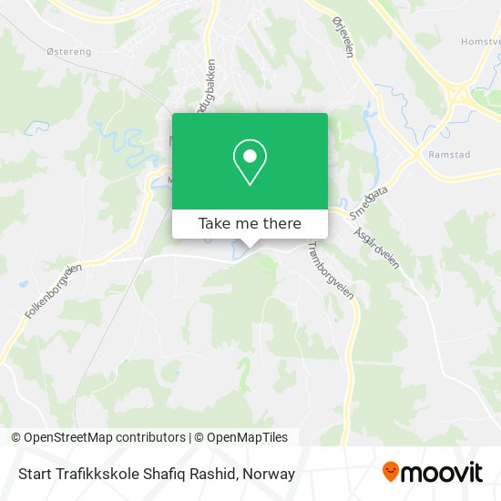 Start Trafikkskole Shafiq Rashid map