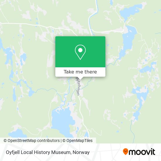 Oyfjell Local History Museum map