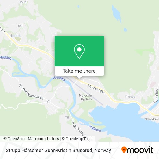 Strupa Hårsenter Gunn-Kristin Bruserud map