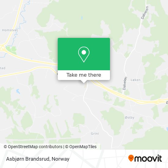 Asbjørn Brandsrud map