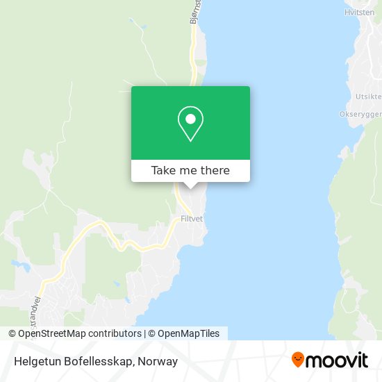 Helgetun Bofellesskap map