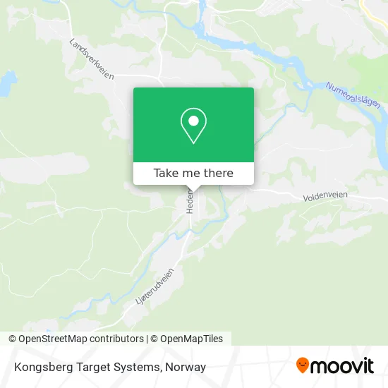 Kongsberg Target Systems map