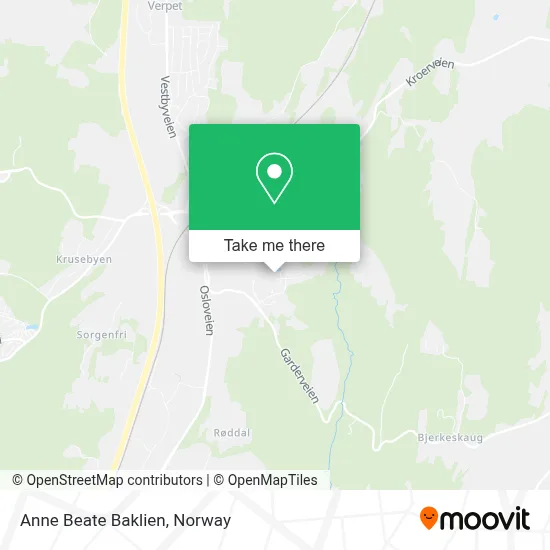 Anne Beate Baklien map
