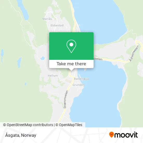 Åsgata map