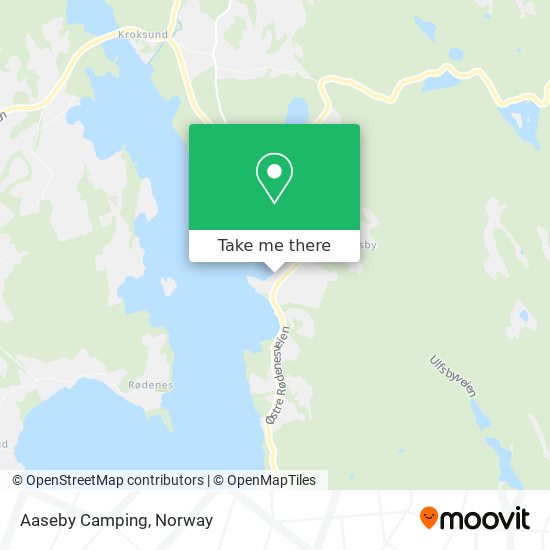 Aaseby Camping map
