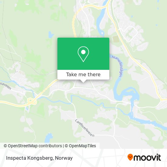 Inspecta Kongsberg map