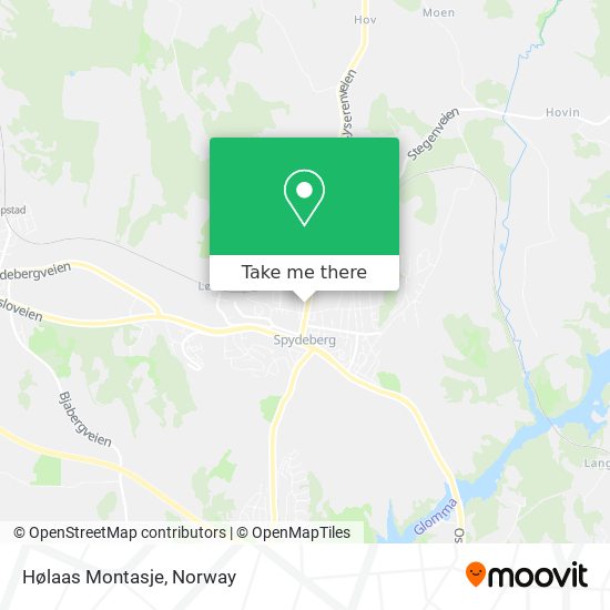 Hølaas Montasje map