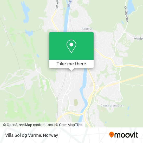 Villa Sol og Varme map