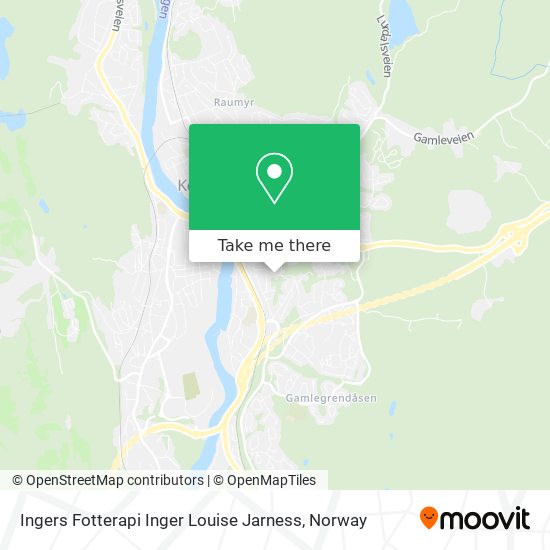 Ingers Fotterapi Inger Louise Jarness map