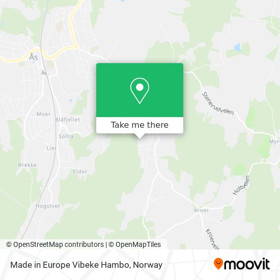 Made in Europe Vibeke Hambo map