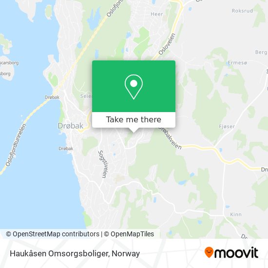 Haukåsen Omsorgsboliger map