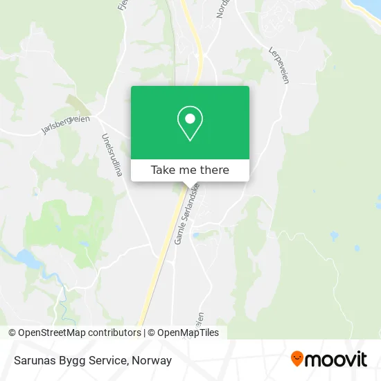 Sarunas Bygg Service map