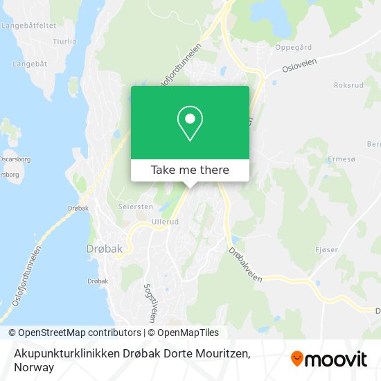 Akupunkturklinikken Drøbak Dorte Mouritzen map