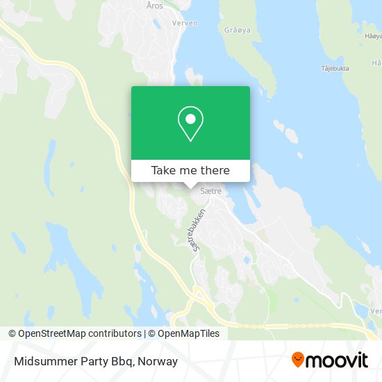 Midsummer Party Bbq map