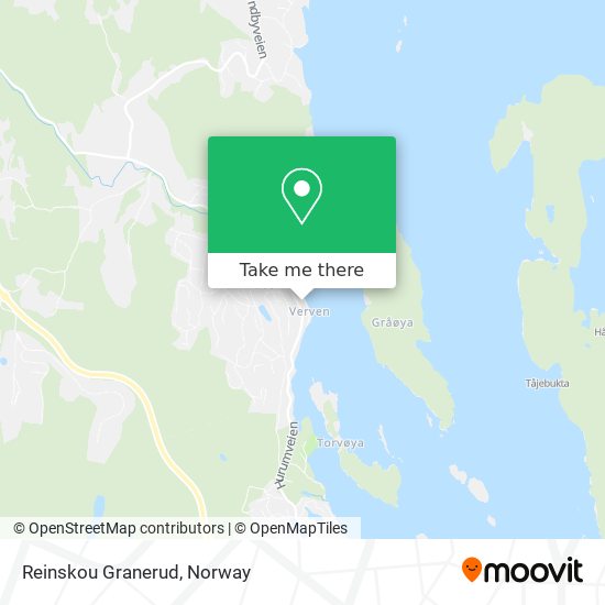 Reinskou Granerud map