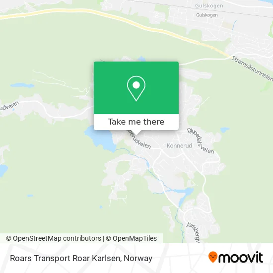 Roars Transport Roar Karlsen map