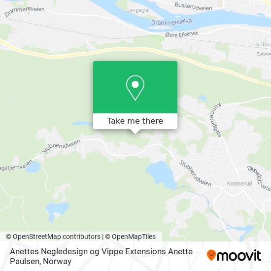 Anettes Negledesign og Vippe Extensions Anette Paulsen map