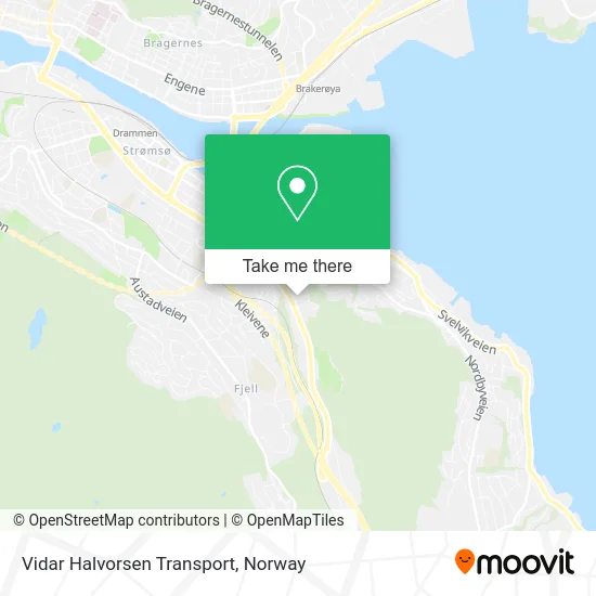 Vidar Halvorsen Transport map