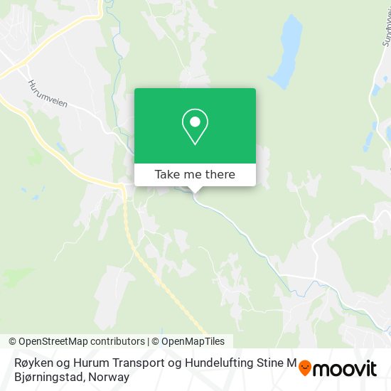 Røyken og Hurum Transport og Hundelufting Stine M Bjørningstad map