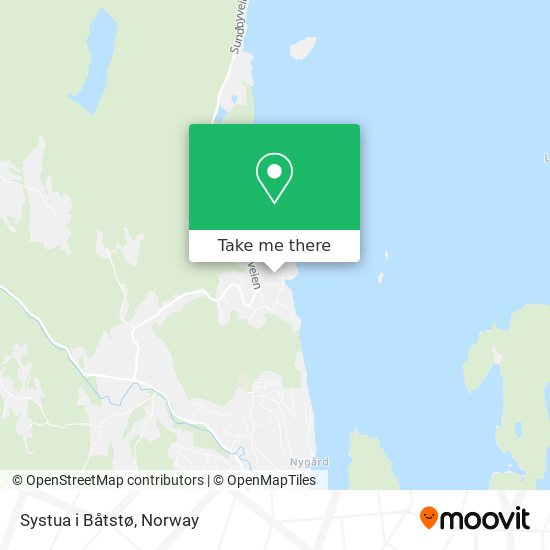 Systua i Båtstø map