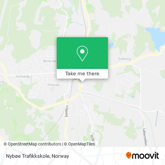 Nybøe Trafikkskole map