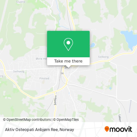 Aktiv Osteopati Anbjørn Ree map