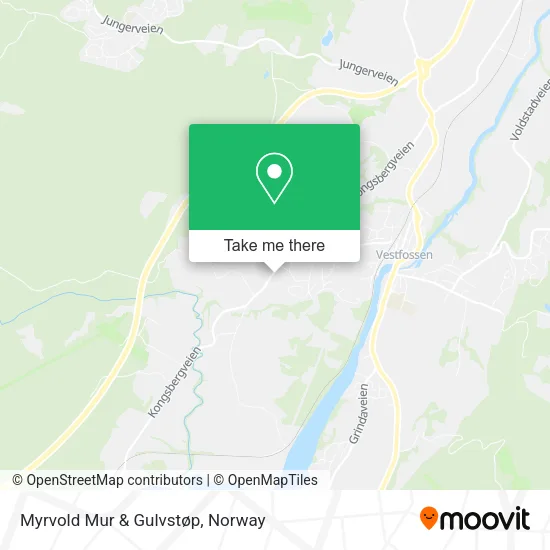 Myrvold Mur & Gulvstøp map