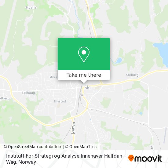 Institutt For Strategi og Analyse Innehaver Halfdan Wiig map