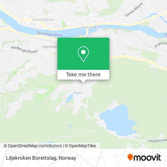 Liljekroken Borettslag map