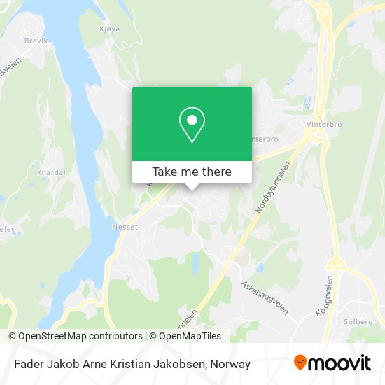 Fader Jakob Arne Kristian Jakobsen map