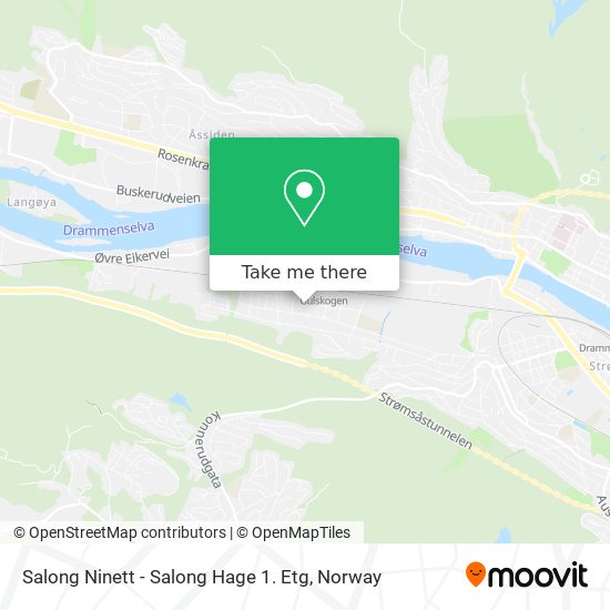 Salong Ninett - Salong Hage 1. Etg map