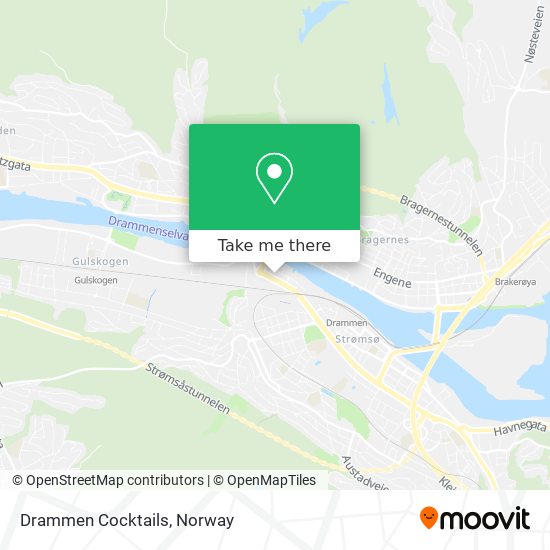 Drammen Cocktails map