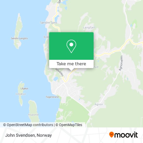 John Svendsen map