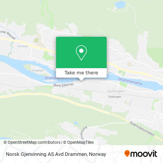 Norsk Gjenvinning AS Avd Drammen map