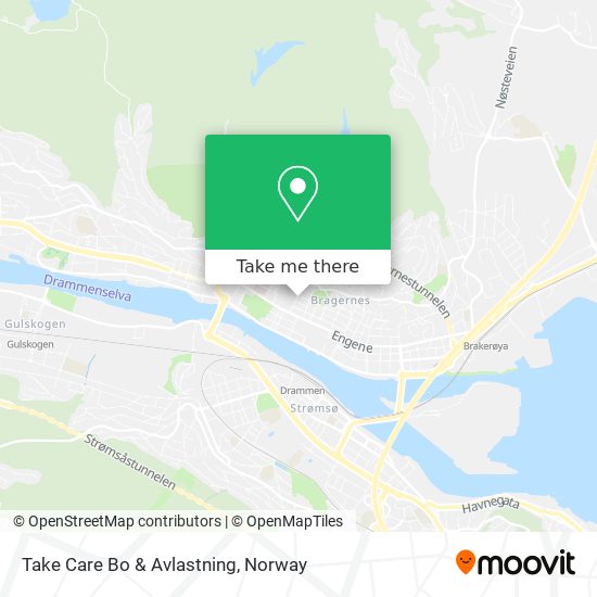 Take Care Bo & Avlastning map