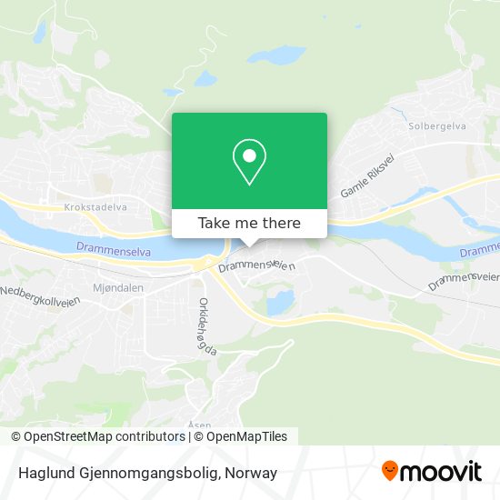 Haglund Gjennomgangsbolig map