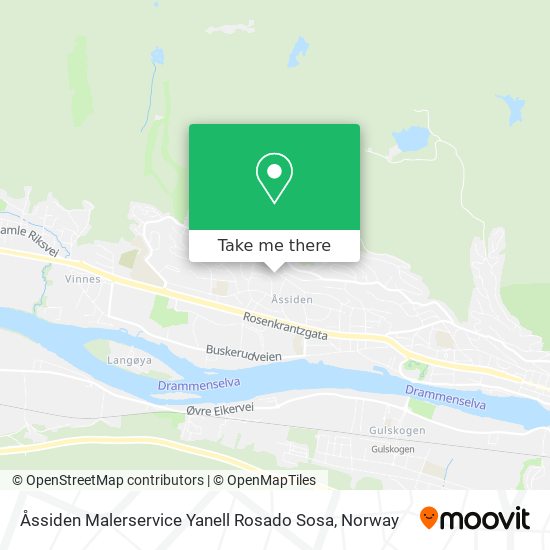 Åssiden Malerservice Yanell Rosado Sosa map