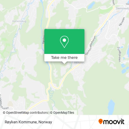 Røyken Kommune map