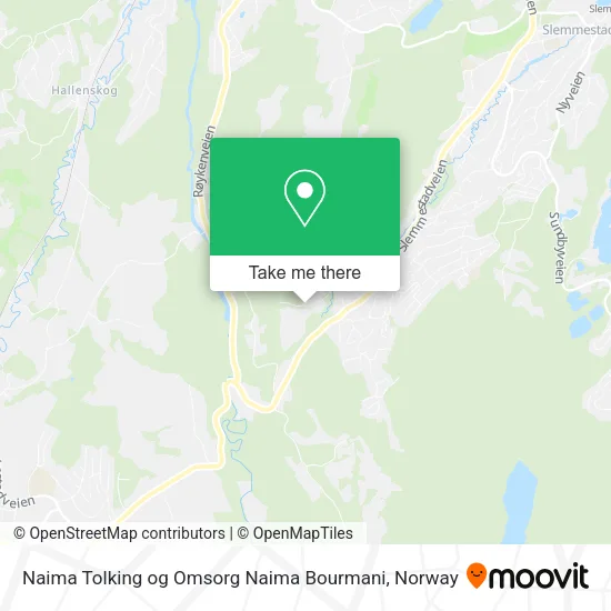 Naima Tolking og Omsorg Naima Bourmani map