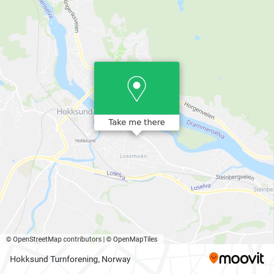 Hokksund Turnforening map