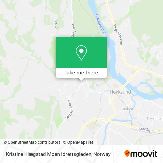 Kristine Klægstad Moen Idrettsgleden map