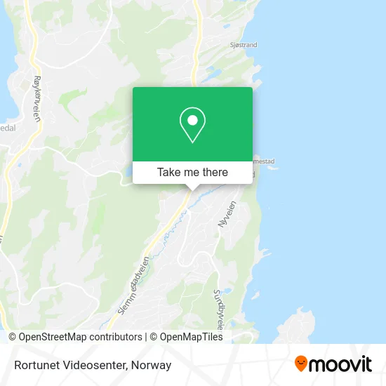 Rortunet Videosenter map