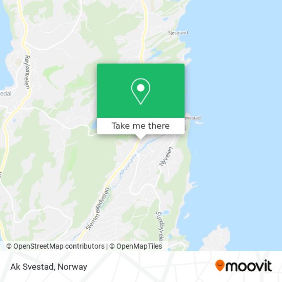 Ak Svestad map